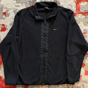 Men’s Nike black fleece full zip jacket